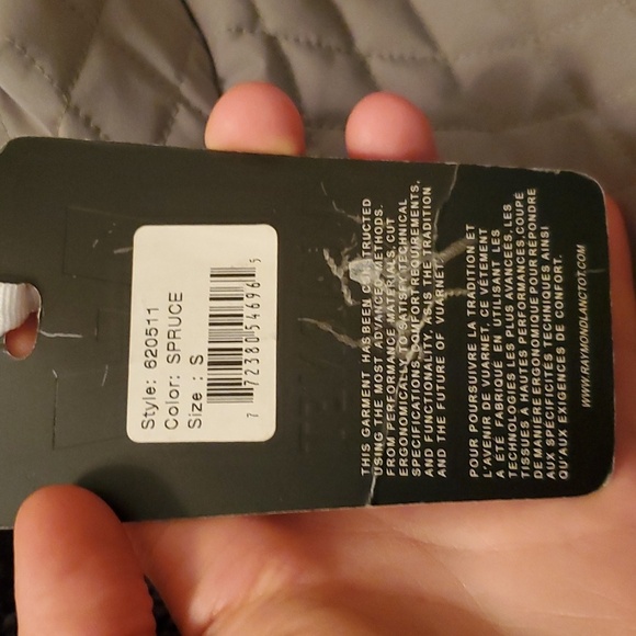 NWT Vuarnet Quilted Vest. Light green army. Size S. - Picture 9 of 12